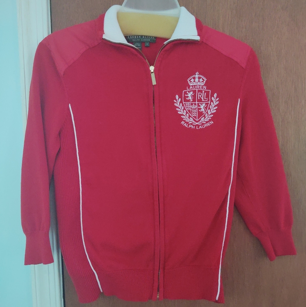 EUC Ralph Lauren Polo zip sweater size small